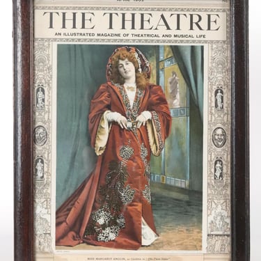 Framed 1902 The Theatre Magazine Miss Margaret Anglin Cover