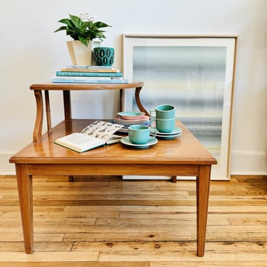 Two Tier Corner Side Table