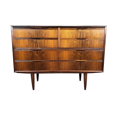 Vintage Danish Mid Century Modern Rosewood Dresser 