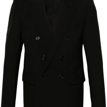 Saint Laurent Paris Men Giacca Doppiopetto In Lana