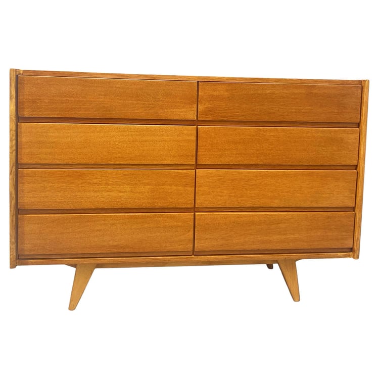 Mid century chest of drawers No. U-453 by Jiri Jiroutek, Czechoslovakia, 1960s 