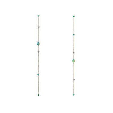 Linear Chain Earrings — WWAKE Trunk Show