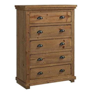 Natural Pine Chest of Drawers