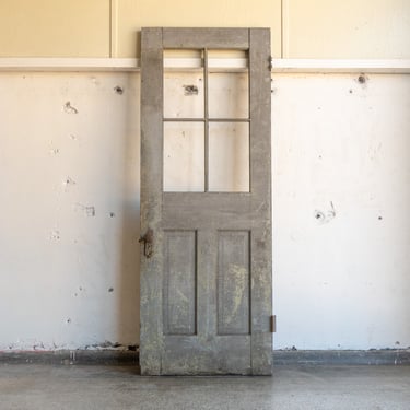 Salvaged Grey Door