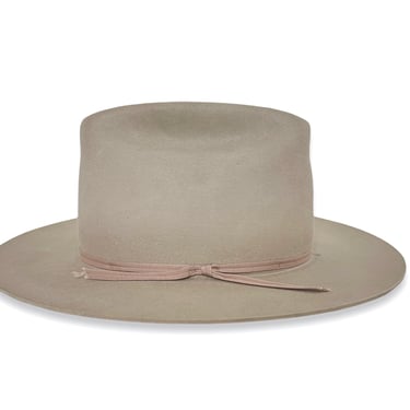 Vintage 1960s THOROUGHBRED "Bullrider" Western Fedora ~ size 7 1/8 ~ Cowboy Hat ~ Wide Brim ~ Fur Felt 
