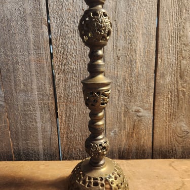 Vintage Brass Lamp Base 4.75 x 14