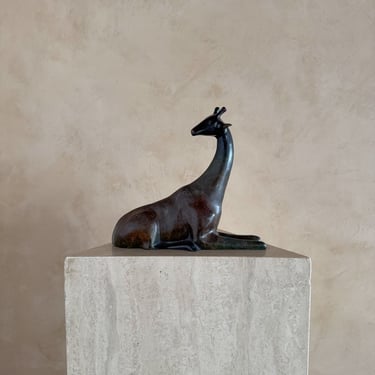 Taisto Kaasinen Porcelain Giraffe Sculpture For Arabia Finland