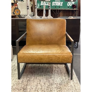 Final Sale-Armelle Leather Chair