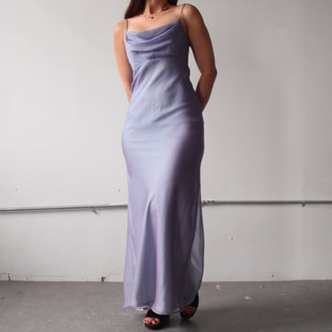 90s Iridescent Periwinkle Dress