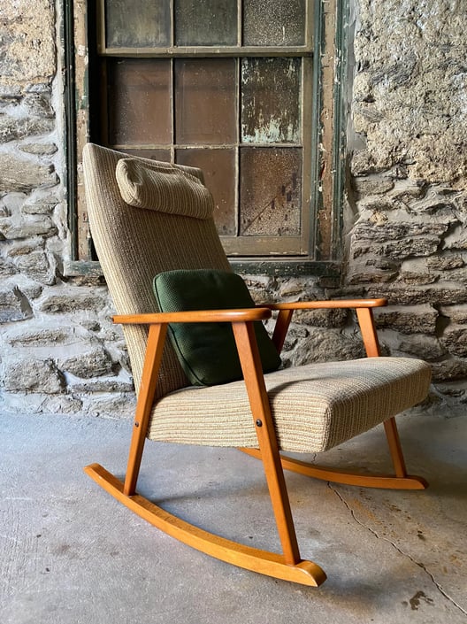 Danish modern rocking chair discount