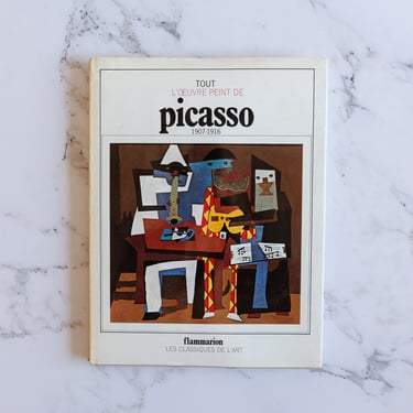 "tout l'oeuvre peint de picasso 1907 -1916" vintage book