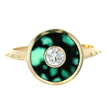 Angel Wing Turquoise Cerclen Ring