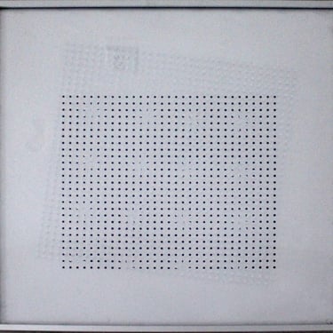 Jesus Rafael Soto Untitled from the Sotomagie Series Signed 1967 Op Art Framed 