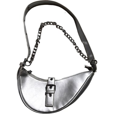 Silver Y2K Chain Shoulder Bag
