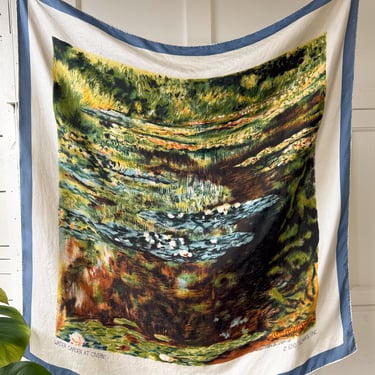 Monet's Water Garden At Giverny Silk Scarf