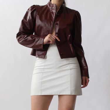 70s Mahogany Leather Jacket