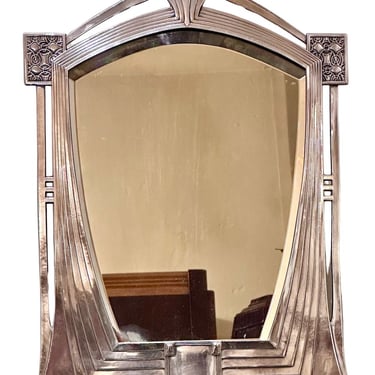 Silverplate Art Deco/Art Nouveau WMF Table Mirror 