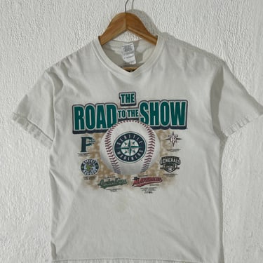 Y2k Faded Seattle Mariners The Road to the Show T-Shirt Size M