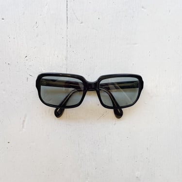 1960s French Acrylic Rectangular Sunglasses 