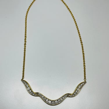 1980’s Monet Rhinestone Necklace