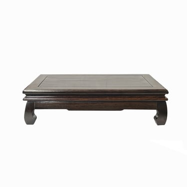 15.75" Oriental Brown Wood Rectangular Table Top Stand Riser ws3511E 