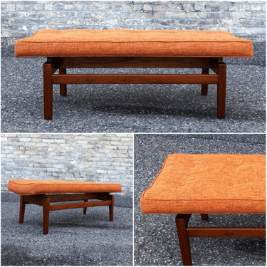 Jens Risom Design U-620 Upholstered Bench 