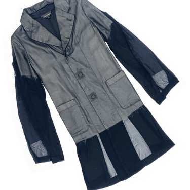 Comme des Garcons 2018 sheer deconstructed coat