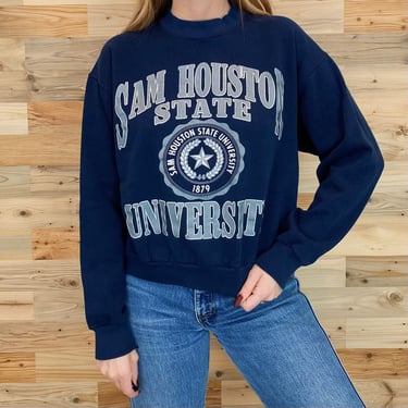 70's Sam Houston State University Pullover Sweatshirt 
