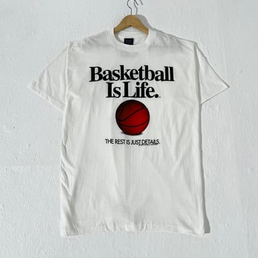 Vintage 1990's Basketball is Life T-Shirt Sz. XL