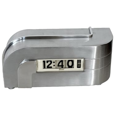 Streamline Art Deco Zephyr Clock by Lawson