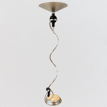 1980s Art Deco Style Torchiere Floor Lamp