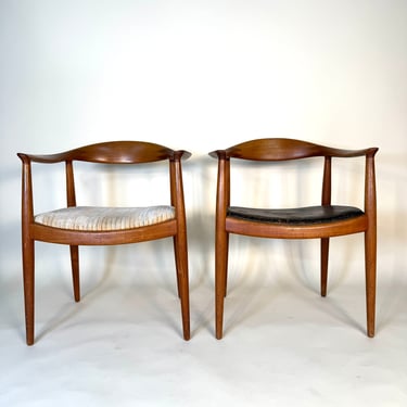 Teak “Round Chairs” by Hans J. Wegner for Johannes Hansen – Denmark, 1950