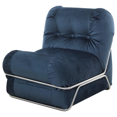 Vintage Chrome Lounge Chair II