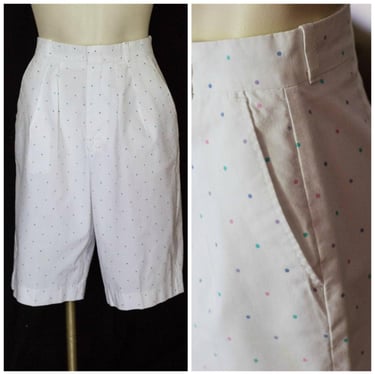 1980s polka dot shorts 