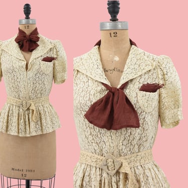 1930s Just A Peek blouse 