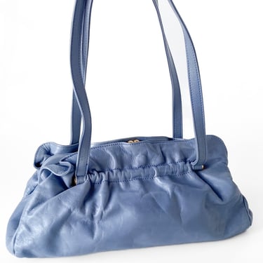 Y2K Etienne Aigner Baby Blue Shoulder Bag