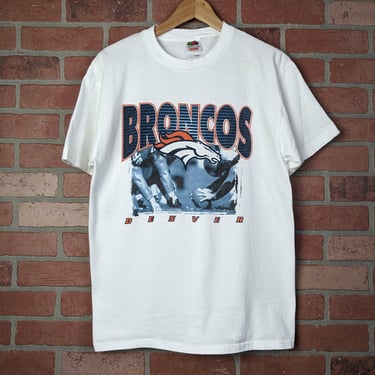 Vintage 90s NFL Denver Broncos Football ORIGINAL Sports Tee - Medium 