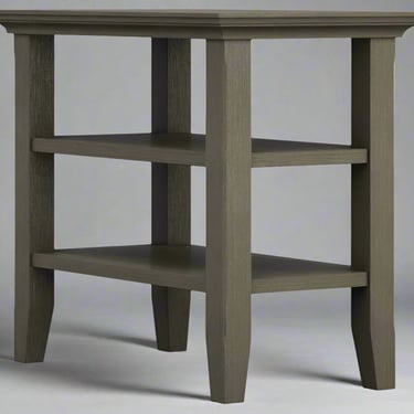 Acadian 14&quot; Narrow Side Table in Farmhouse Grey FFW-976