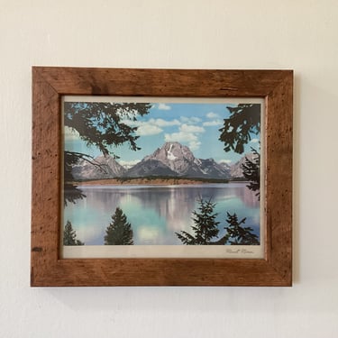 Mt Moran vintage print