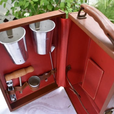 Traveling Bar for Picnics - Vintage from the 1960s 