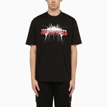 44 Label Group Speed Demon Print Black Crew-Neck T-Shirt Men