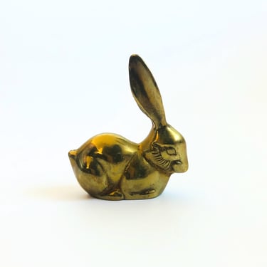 Vintage Brass Rabbit 