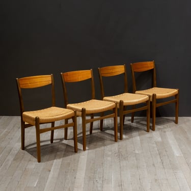 Mid-century DUX Sweden Dining Chairs c.1960-Set of Four