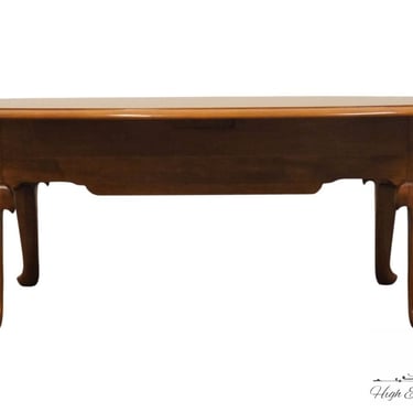 ETHAN ALLEN Heirloom Nutmeg Maple Colonial Early American 46" Accent Oval Coffee Table 10-8081 