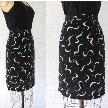 1980's Size 0 Confetti Skirt 