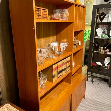 Danish Modern Teak Bookcase/Cabinet by Domino Mobler