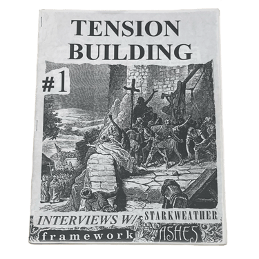 Vintage Tension Building &quot;90's Hardcore&quot; Fanzine Issue #1