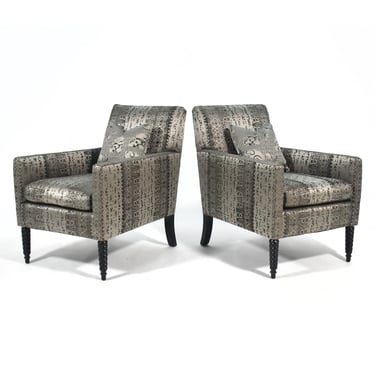 Pair of Donghia Lounge Chairs