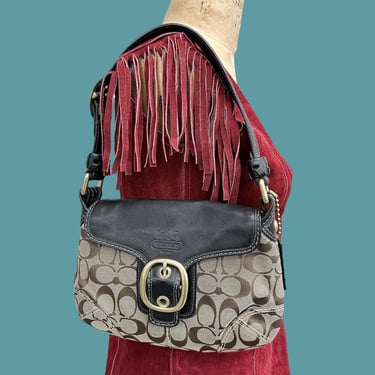 coach archive bag shoulder 00s y2k キャンバス Vintage Coach shoulder bag 2way y2k - メルカリ