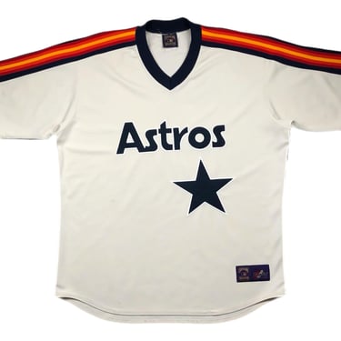 Vintage 90s Majestic Cooperstown Collection Houston Astros Baseball Made in USA MLB Jersey Size XXL 